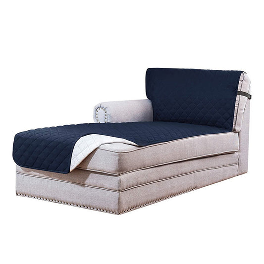 L Shaped Chaise Lounge Couch Cover Sofa Slipcover Sofa Protector Navy Blue