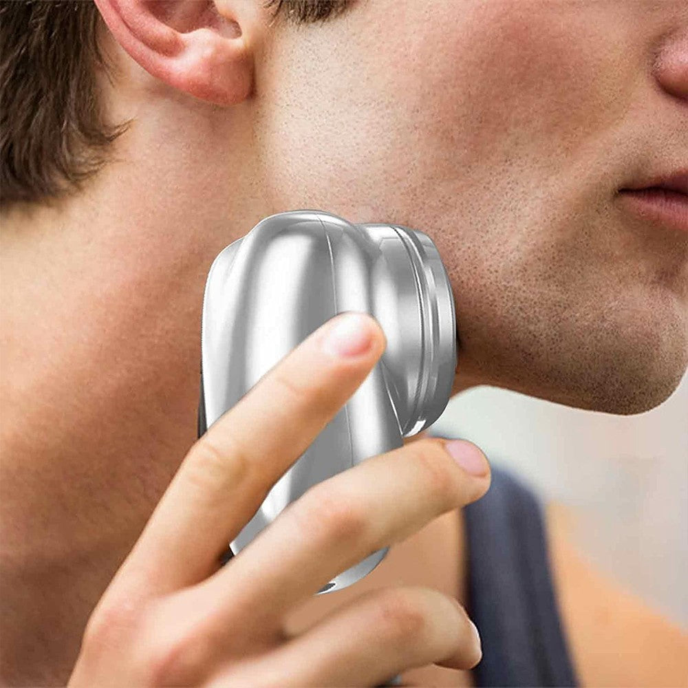 1 X USB Rechargeable Mini Electric Shaver Portable Electric Razor Shaver