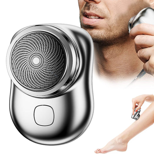 2 X USB Rechargeable Mini Electric Shaver Portable Electric Razor Shaver