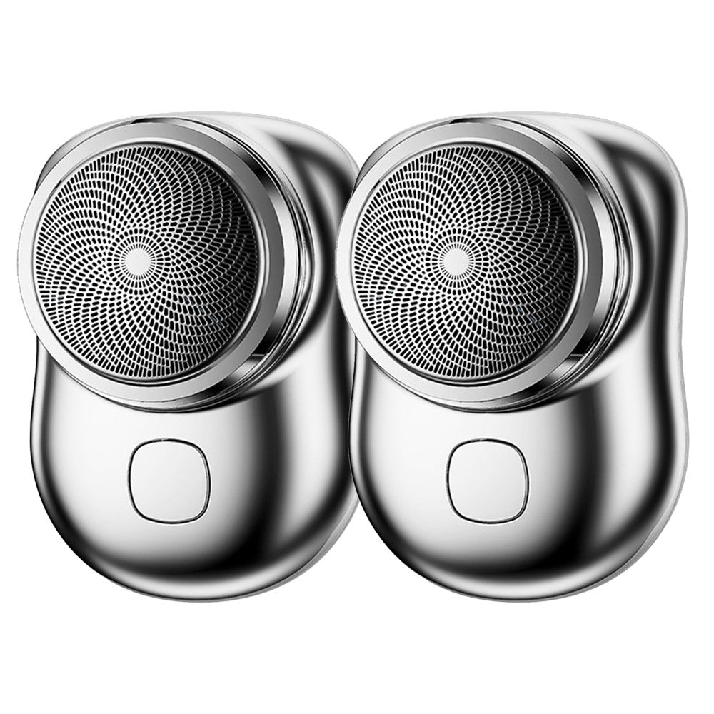 2 X USB Rechargeable Mini Electric Shaver Portable Electric Razor Shaver