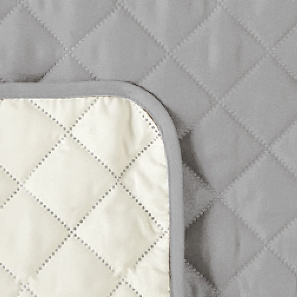 For 1-seater Couch Recliner Cover Sofa Slipcover Pet Sofa Mat Grey