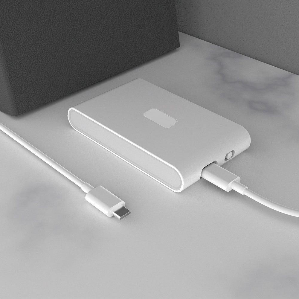 1 X Wall Mounted Motion Sensor LED Night Light Wireless USB Rechargeable Human Body Induction Wall Light