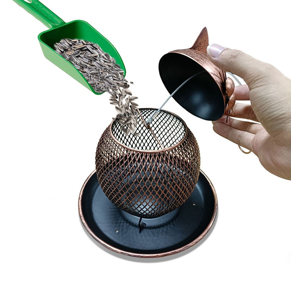 2 X Hanging Outdoor Wild Bird Feeder Automatic Bird Feeder Outdoor Decoration