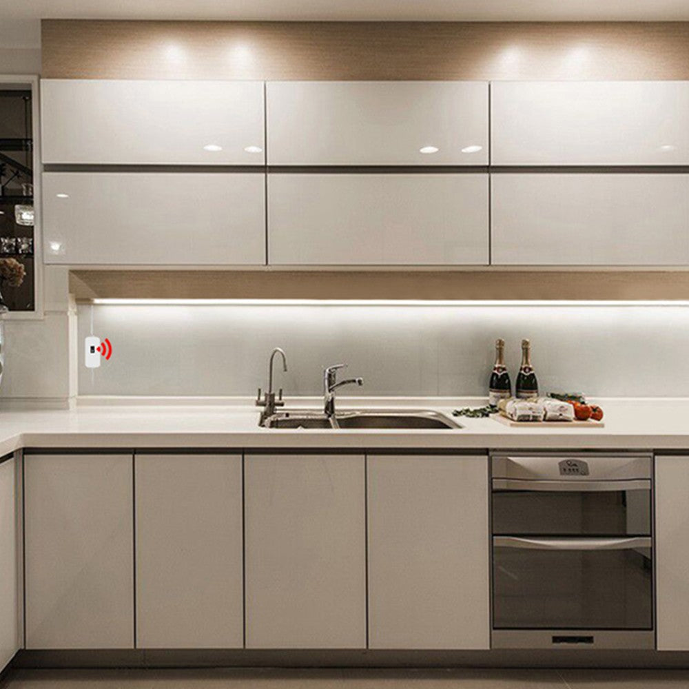 2M USB LED Strip Light Touch Switch Hand Scan Cabinet Lights White Light