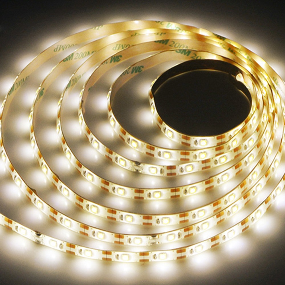 2M USB LED Strip Light Touch Switch Hand Scan Cabinet Lights Warm White Light