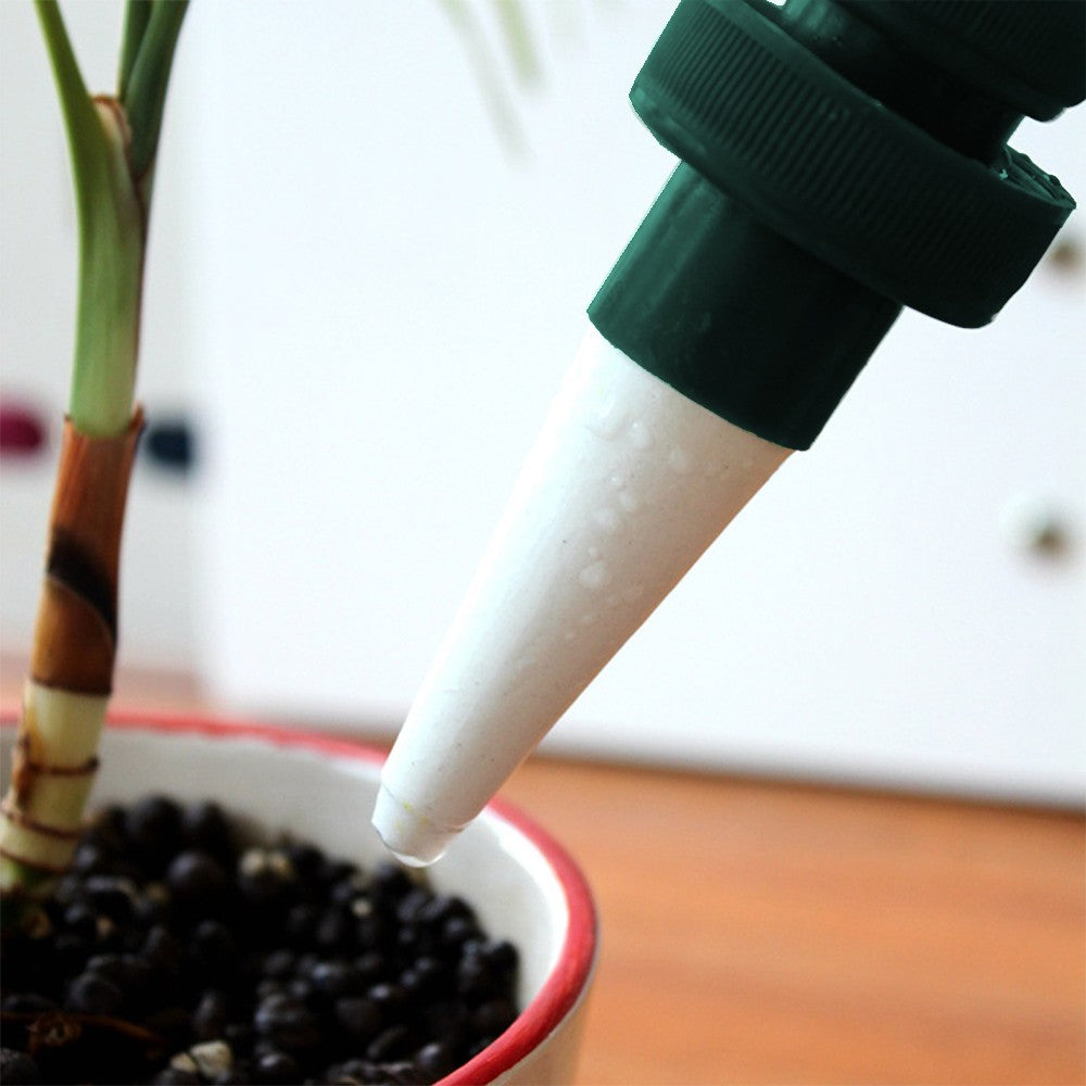 8Pcs Automatic Watering Spikes Bottle Adapter Terracotta Plant Watering Stakes Automatic Irrigation System