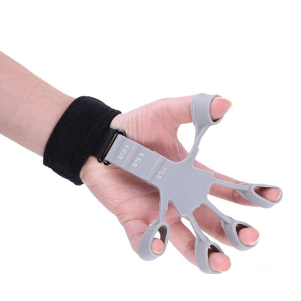 2 X Set of 2Pcs Finger Exerciser Hand Grip Strength Trainer Finger Strengthener