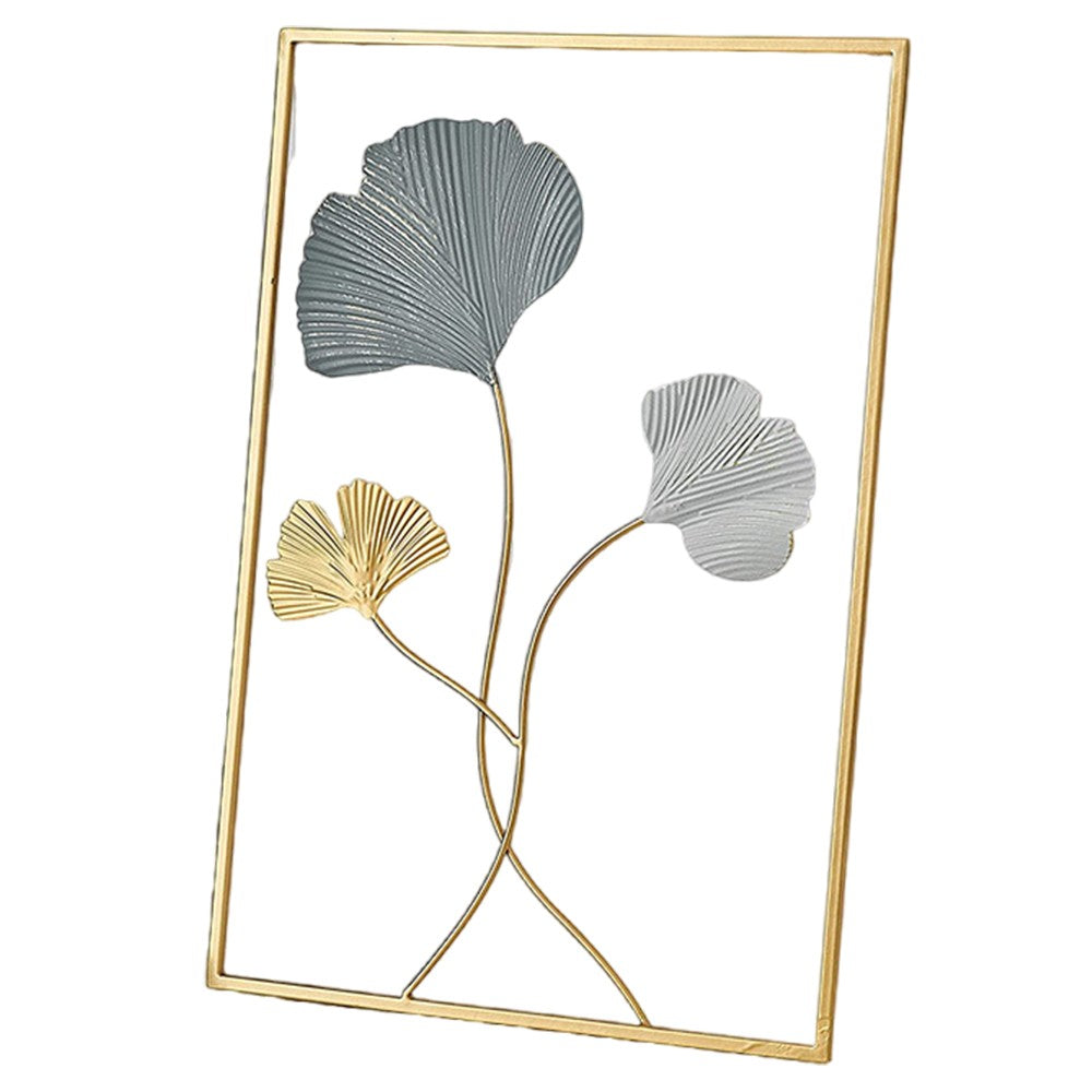 Metal Wall Decor Leaf Wall Hanging Decoration Wall Art Home Decor Wall Ledges Style 2