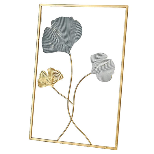 Metal Wall Decor Leaf Wall Hanging Decoration Wall Art Home Decor Wall Ledges Style 2