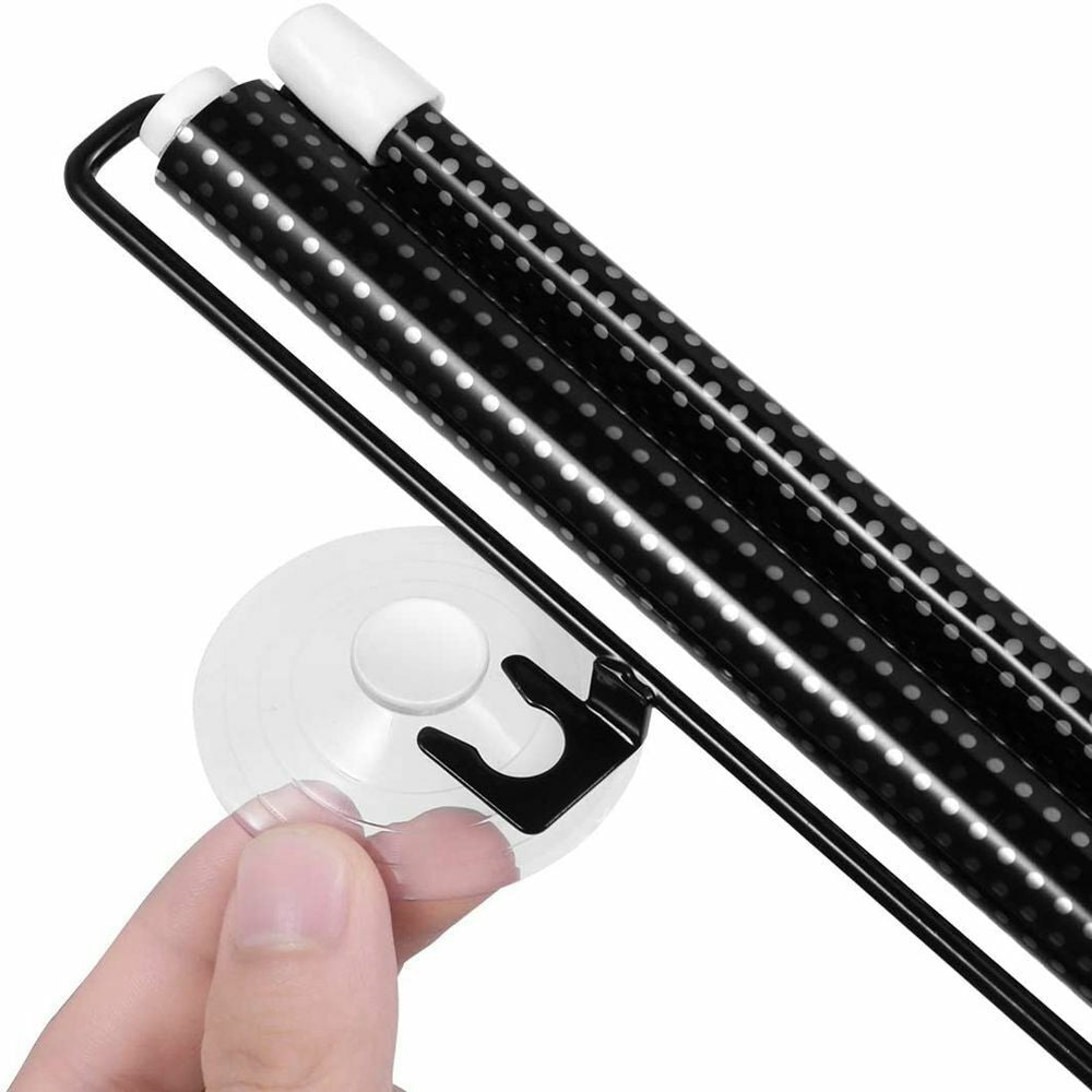 125x40cm Retractable Roller Blinds Car Sunshade Cover Window Blackout Curtains with Suction Cup Black