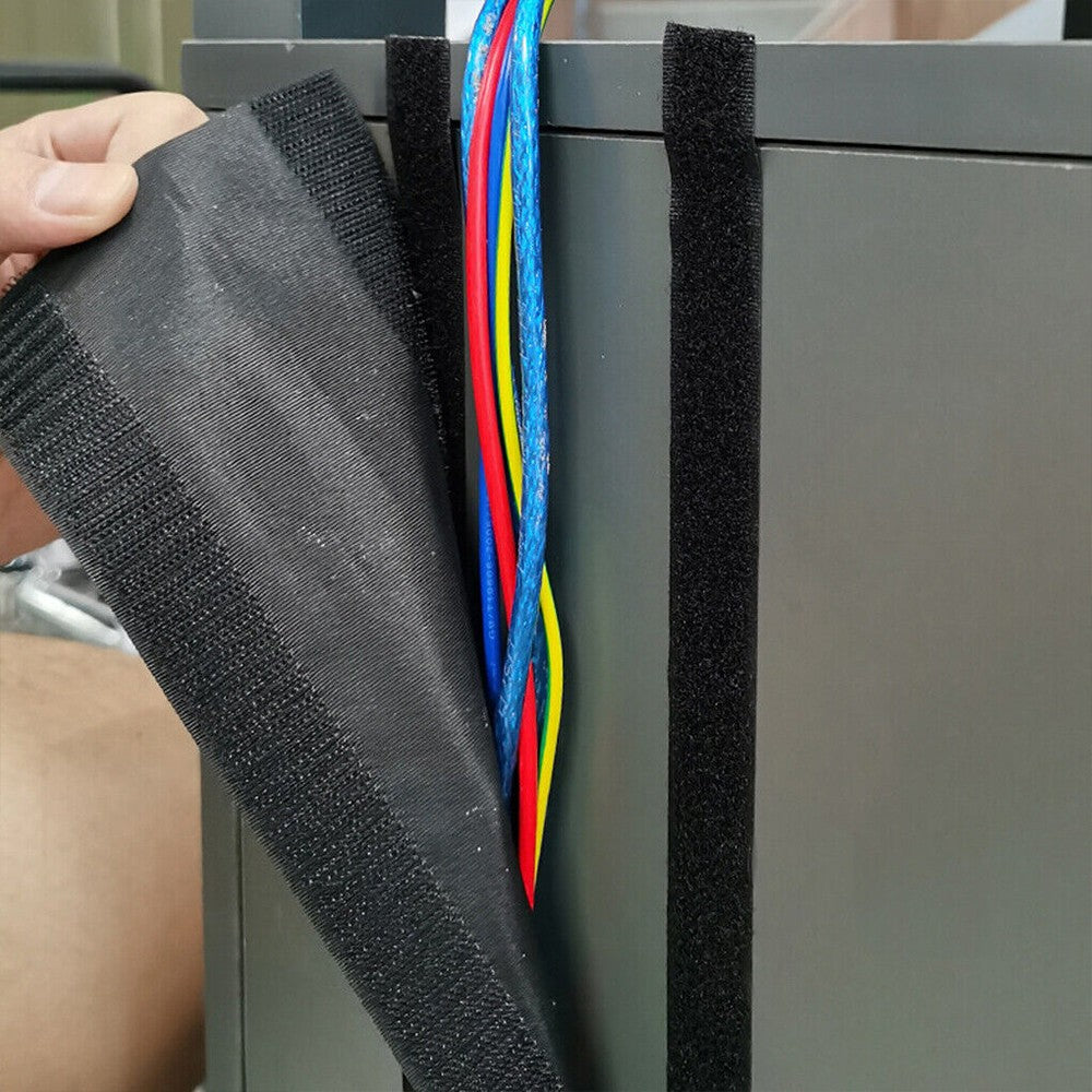 1 X 3M Reusable Floor Cable Cover Wire Protection Cover Cable Grip Strip for Cord Management