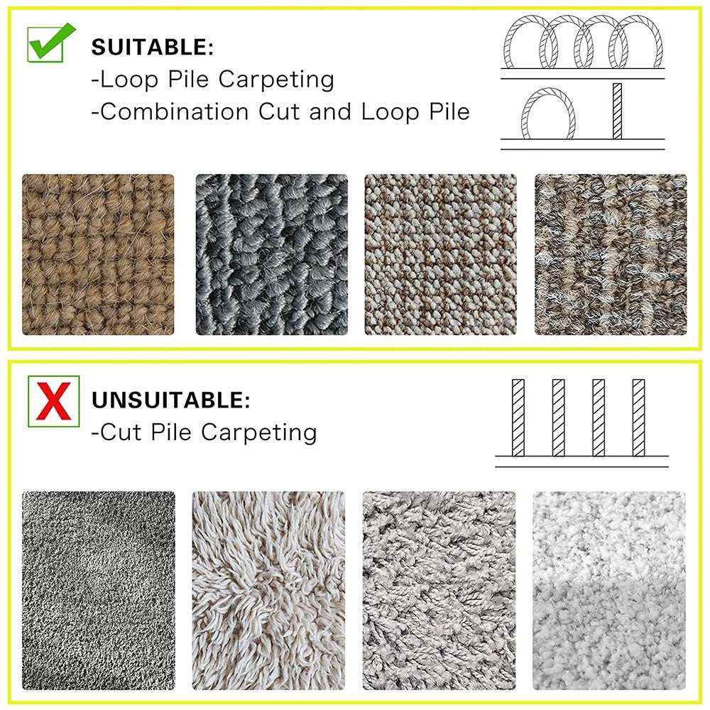 2 X 3M Reusable Floor Cable Cover Wire Protection Cover Cable Grip Strip for Cord Management