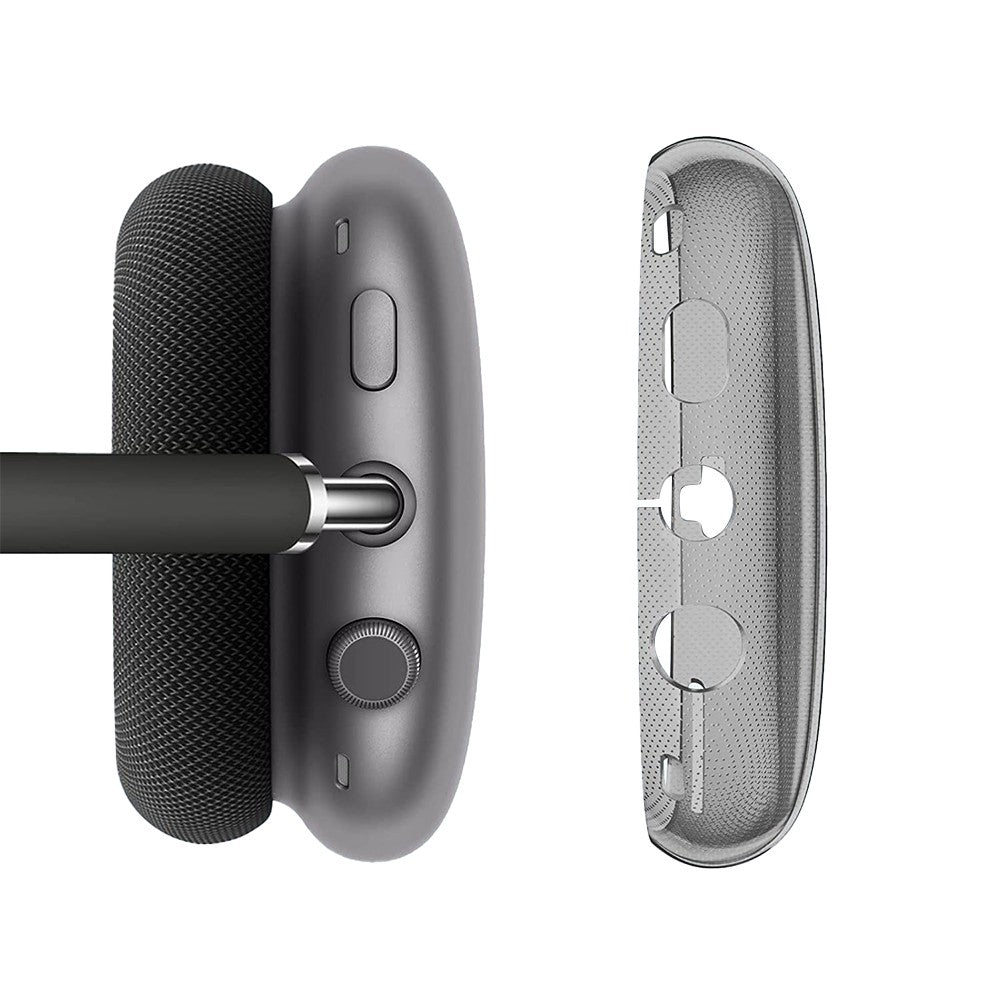 Pair of for Apple AirPods Max Headphone Case Shockproof Full Cover Protective Cover Black