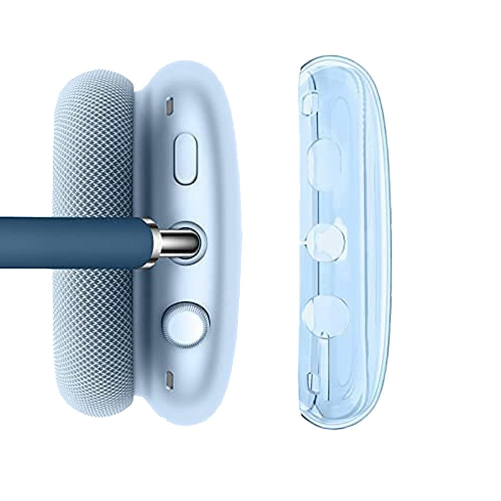 Pair of for Apple AirPods Max Headphone Case Shockproof Full Cover Protective Cover Blue