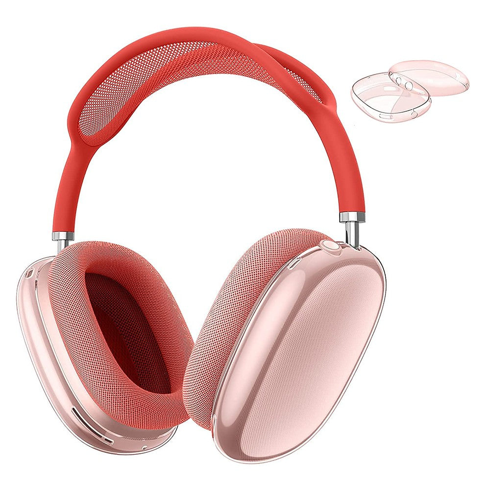 Pair of for Apple AirPods Max Headphone Case Shockproof Full Cover Protective Cover Pink