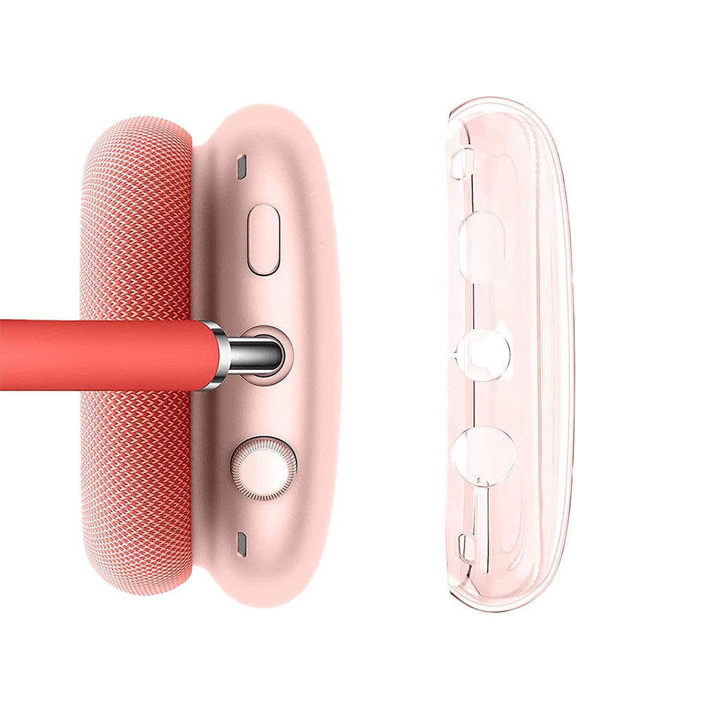 Pair of for Apple AirPods Max Headphone Case Shockproof Full Cover Protective Cover Pink
