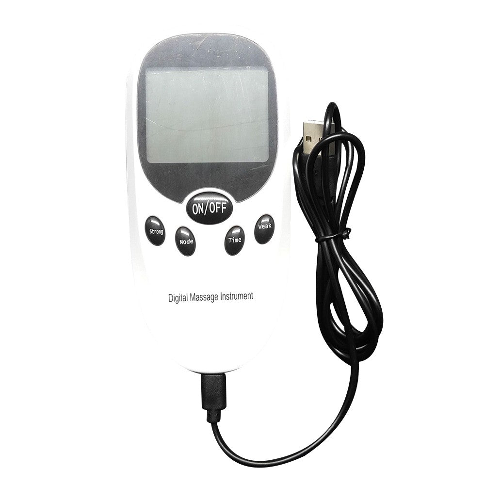 Electric Back Massager Tens Machine Unit Back Pain Therapy Pulse Muscle Stimulator