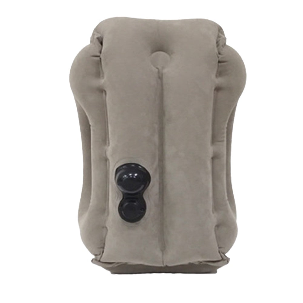 Inflatable Travel Pillows Office Nap Rest Pillow Inflatable Airplane Pillow Grey