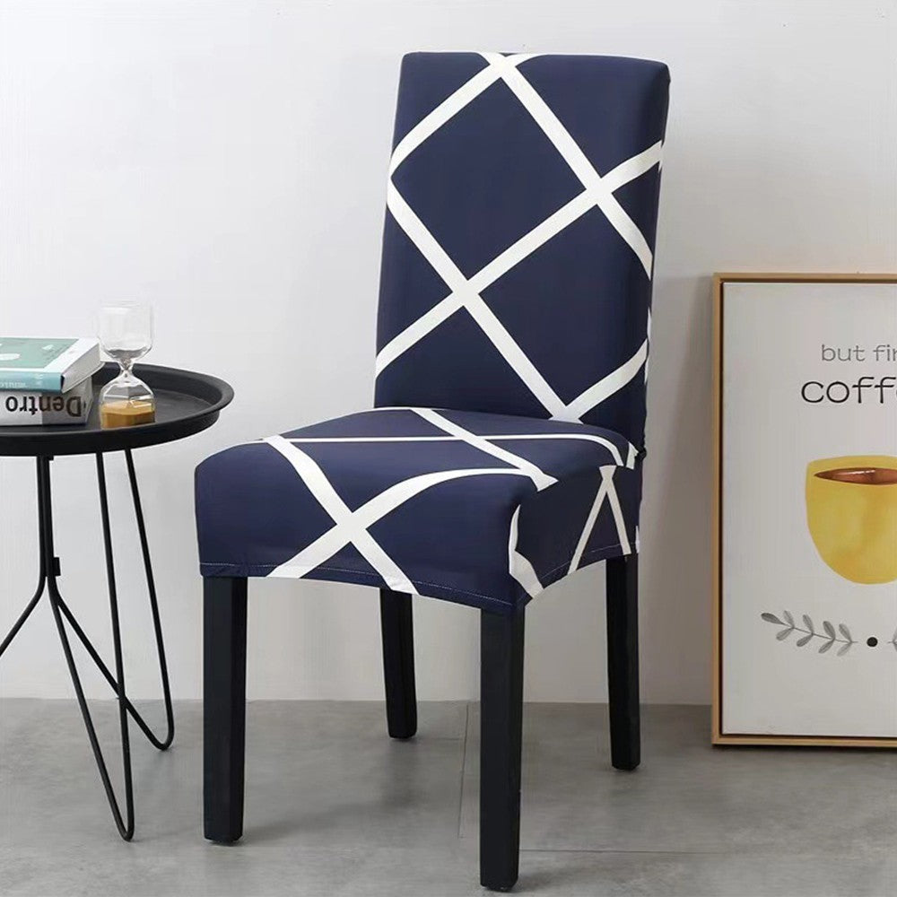 4 X Stretch Chair Covers Slipcovers Removable Elastic Chair Protector Covers Style 1