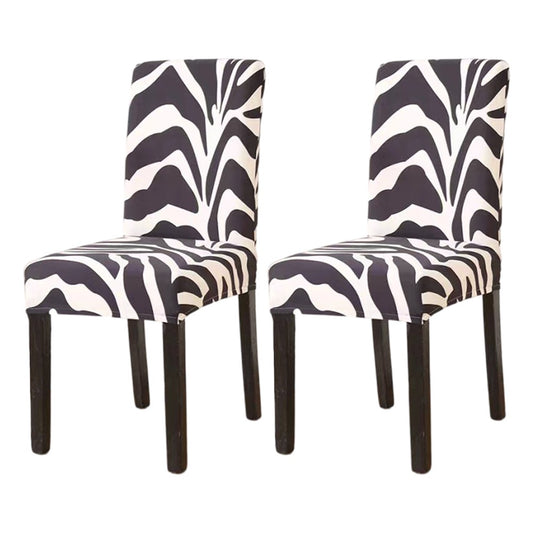 2 X Stretch Chair Covers Slipcovers Removable Elastic Chair Protector Covers Style 2