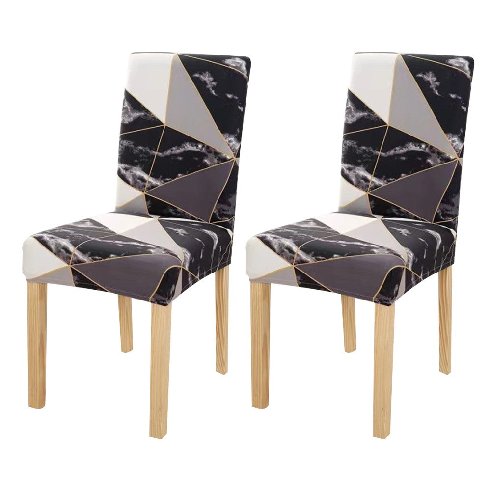 2 X Stretch Chair Covers Slipcovers Removable Elastic Chair Protector Covers Style 4