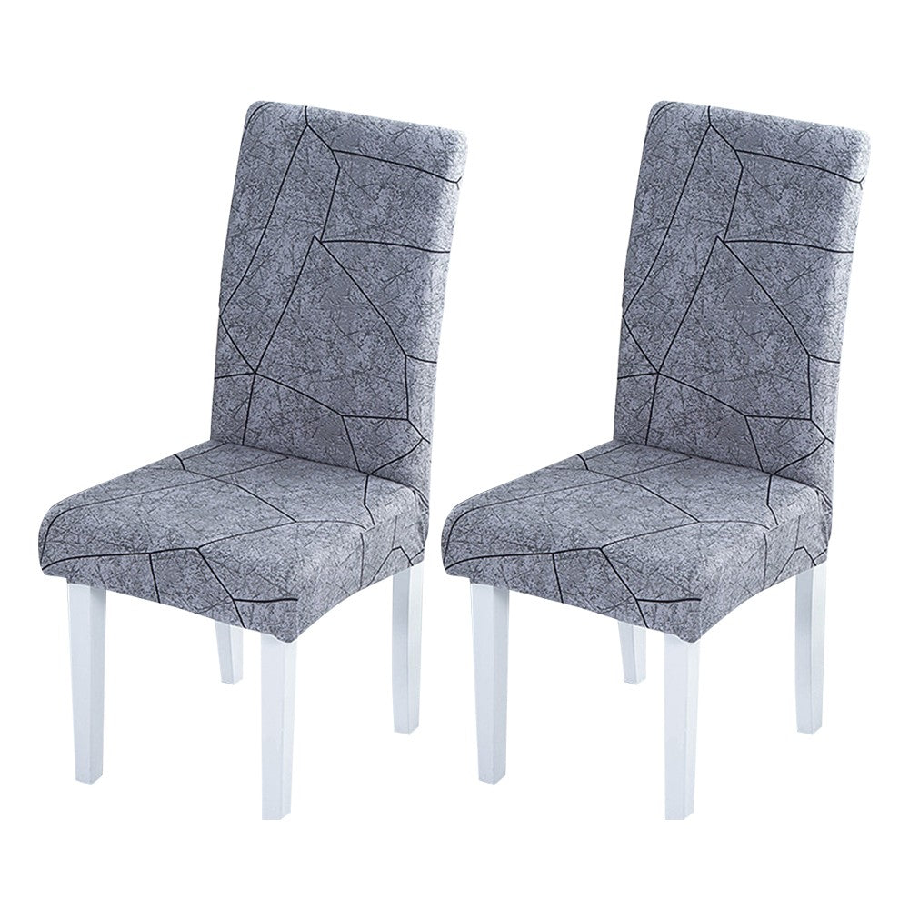 2 X Stretch Chair Covers Slipcovers Removable Elastic Chair Protector Covers Style 5