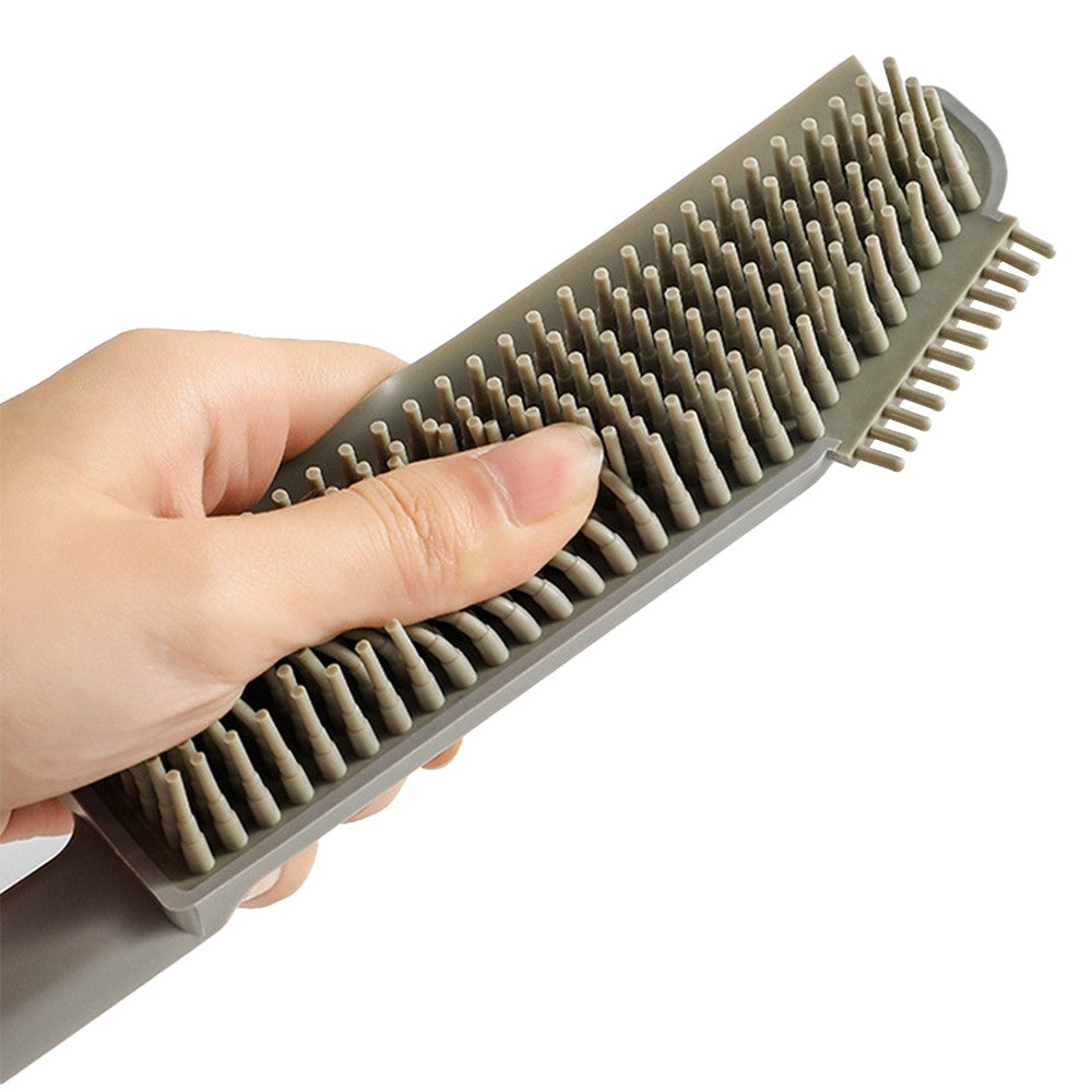 3Pcs 3 In 1 Silicone Countertop Gap Cleaning Brush Multifunctional Glass Scraper Brush Floor Brush Cleaning Tool