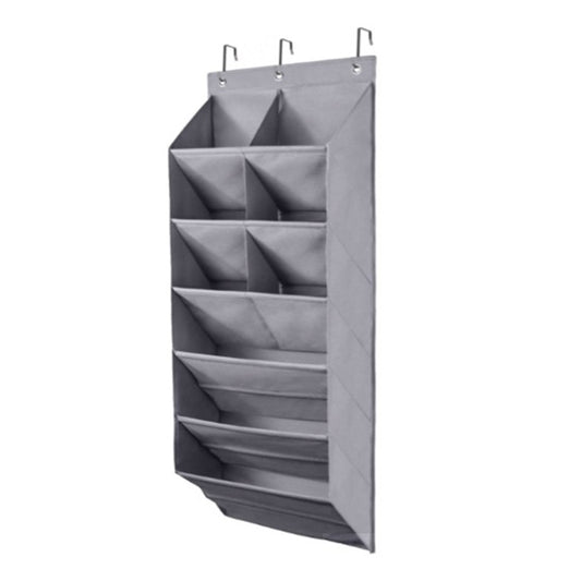 1 X Multi Pockets Over the Door Shoe Organizer Hanging Shoes Storage Bag with Hooks for Closet and Dorm Narrow Door