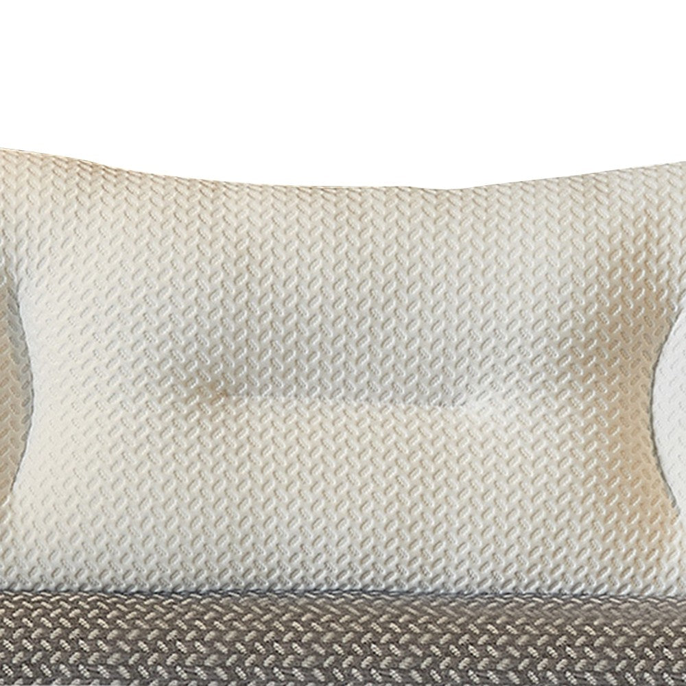 2 X 74x48cm Ergonomic Pillow Neck Support Bed Pillow Orthopedic Pillow for All Sleeping Positions