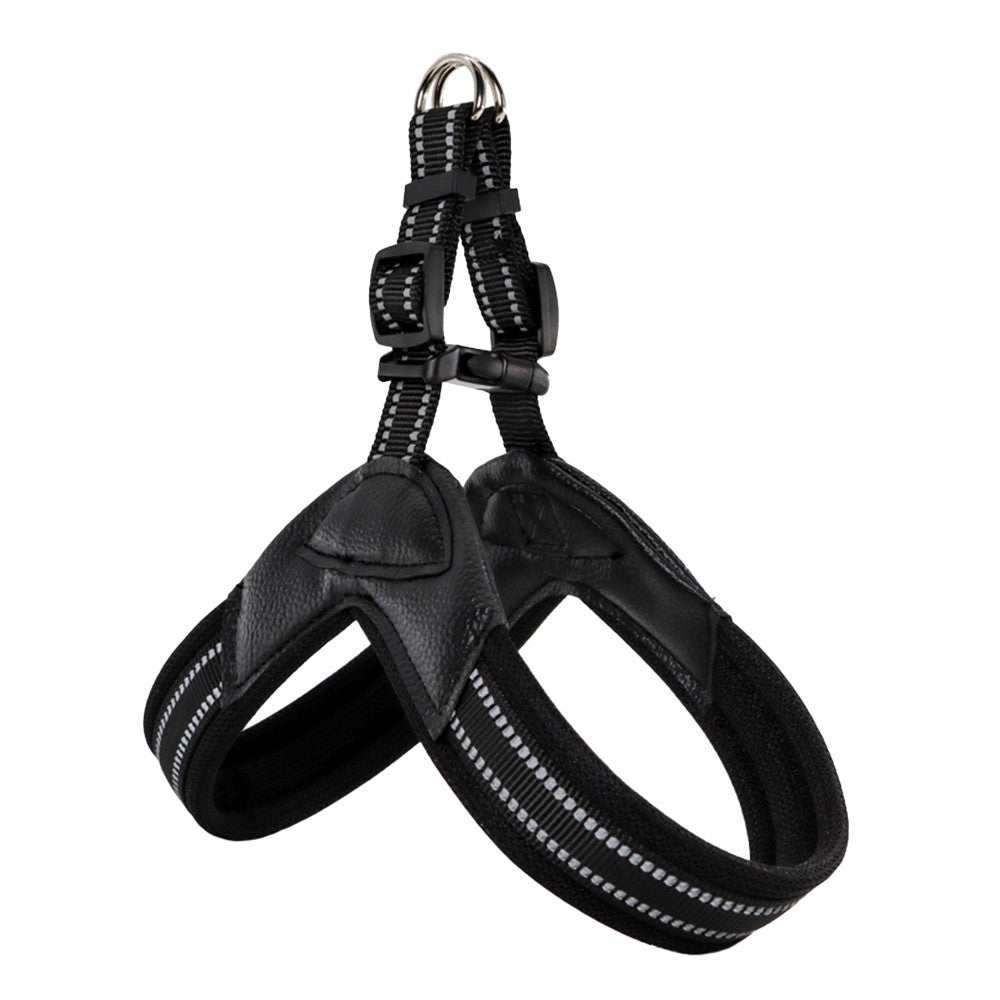 Adjustable No Pull Pet Dog Harness Reflective Pet Dog Vest Pets Accessories Black XS