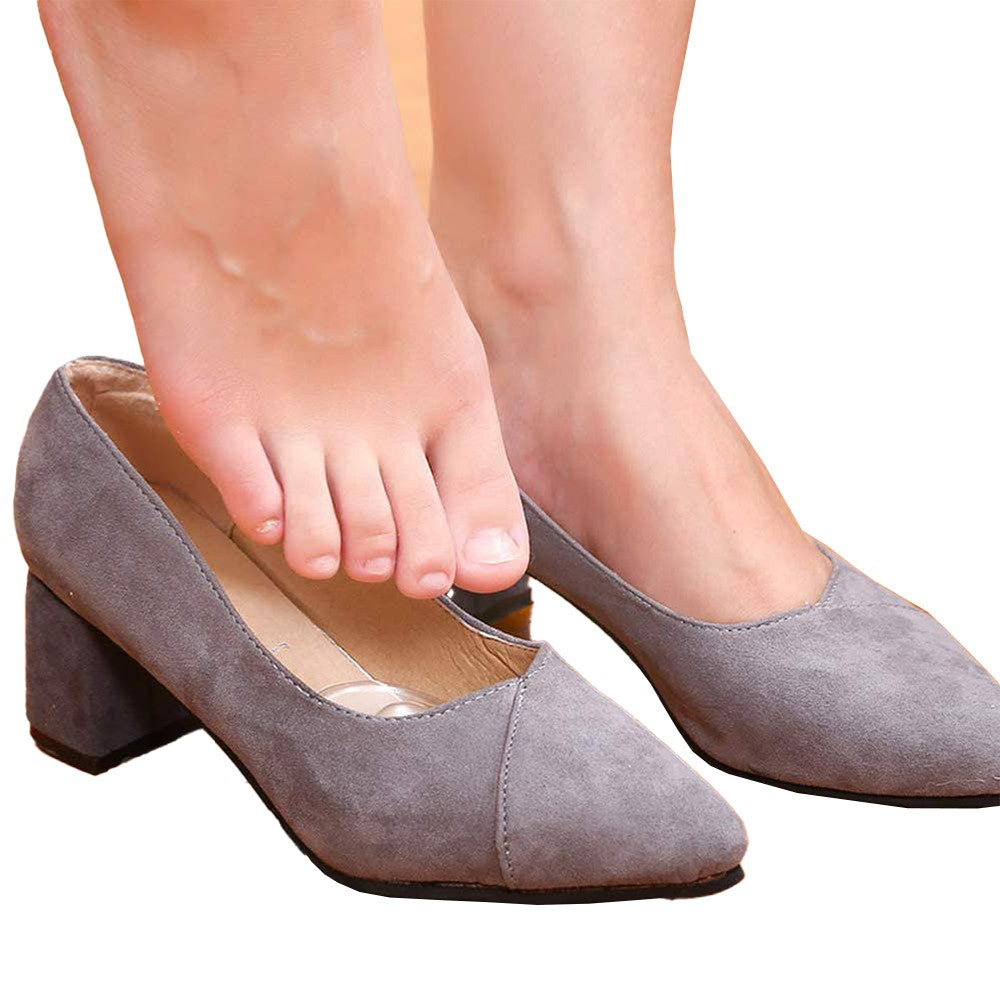 1 X Set of 14Pcs Self Adhesive Gel Anti Slip High Heel Pads Shoe Insole Heel Inserts Grips