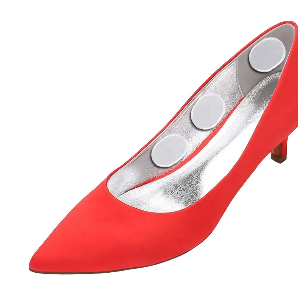 2 X Set of 14Pcs Self Adhesive Gel Anti Slip High Heel Pads Shoe Insole Heel Inserts Grips