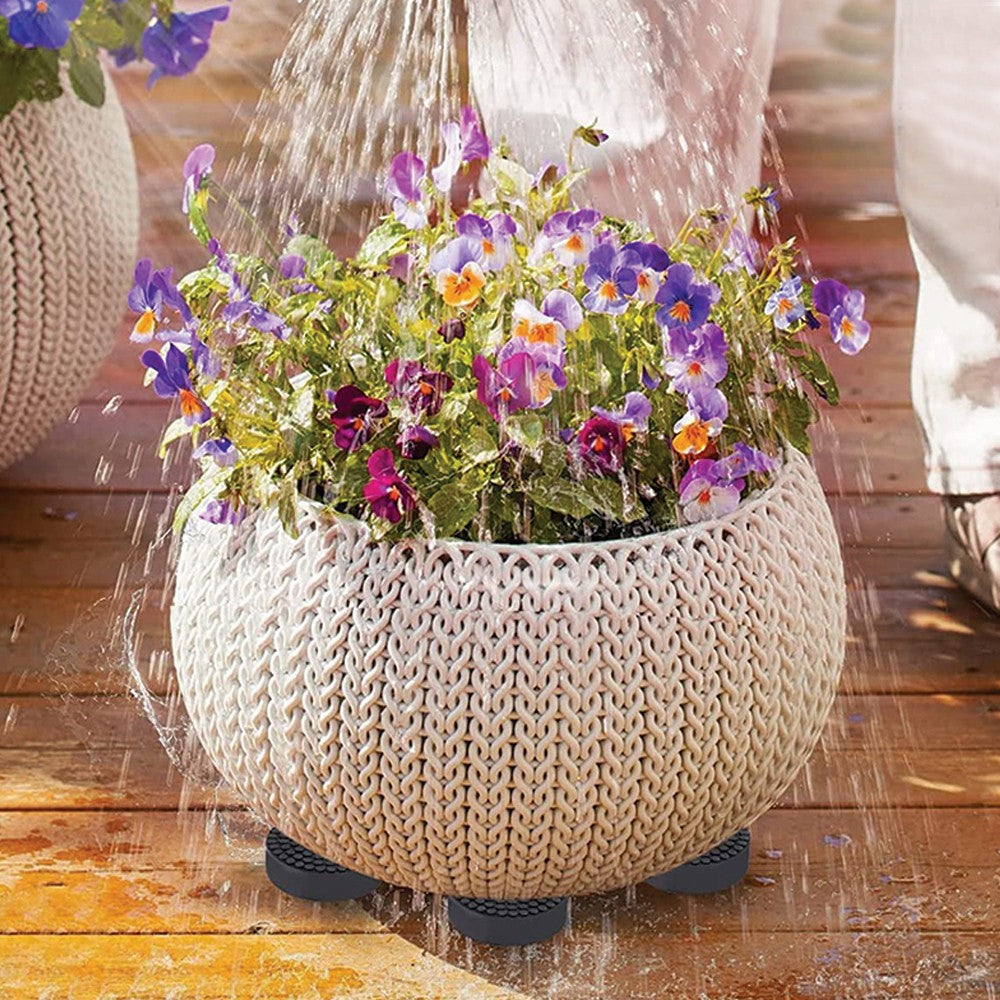 20Pcs Invisible Flower Pots Feet Mat Non-Slip Rubber Plant Pots Risers Pots Lifters