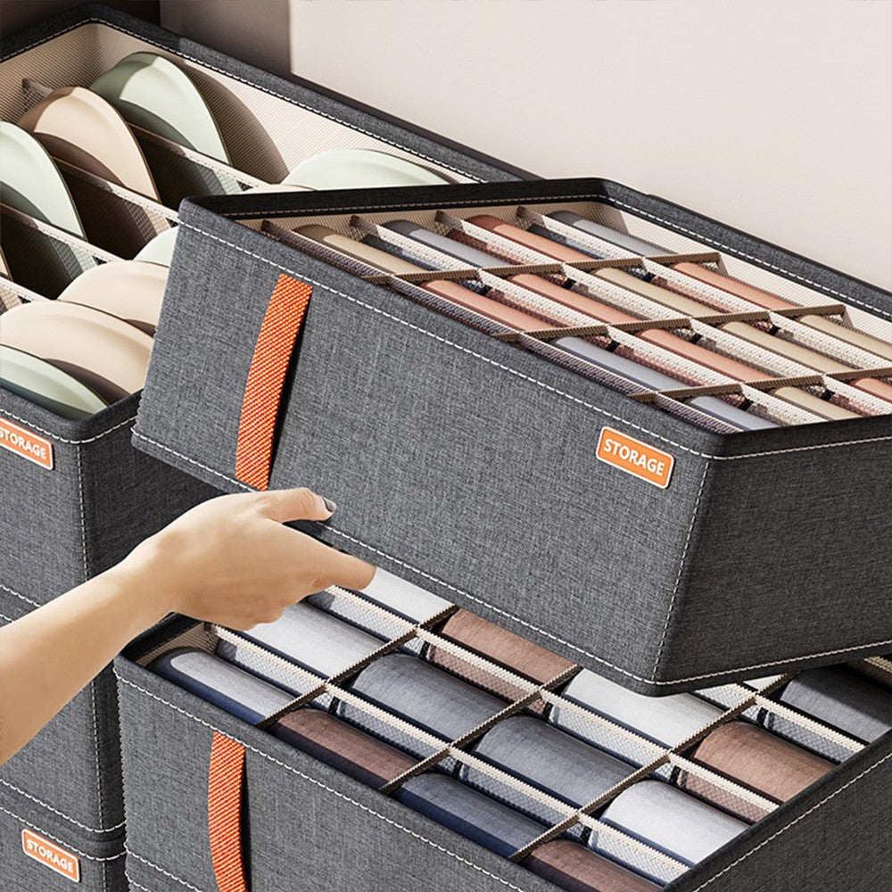 2 X Set of 3Pcs Bra Underwear Organizer Closet Pants Storage Box Drawer Socks Divider Home Storage