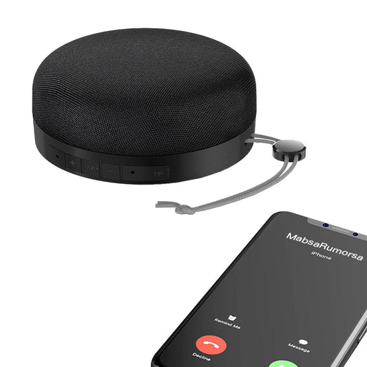 TWS Bluetooth Speakers Wireless Music Player Mini Outdoor Portable Handsfree Mic Speakers Black