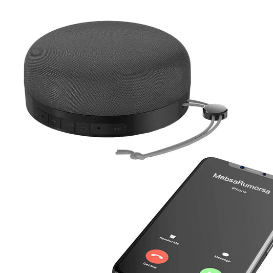 TWS Bluetooth Speakers Wireless Music Player Mini Outdoor Portable Handsfree Mic Speakers Grey