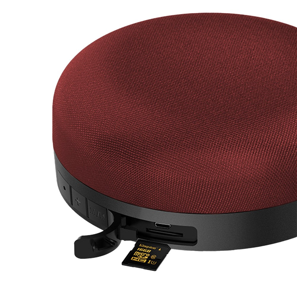 TWS Bluetooth Speakers Wireless Music Player Mini Outdoor Portable Handsfree Mic Speakers Red