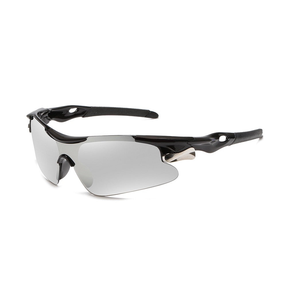 Adult Sports Sunglasses Windproof Cycling Sunglasses UV Protection Glasses White