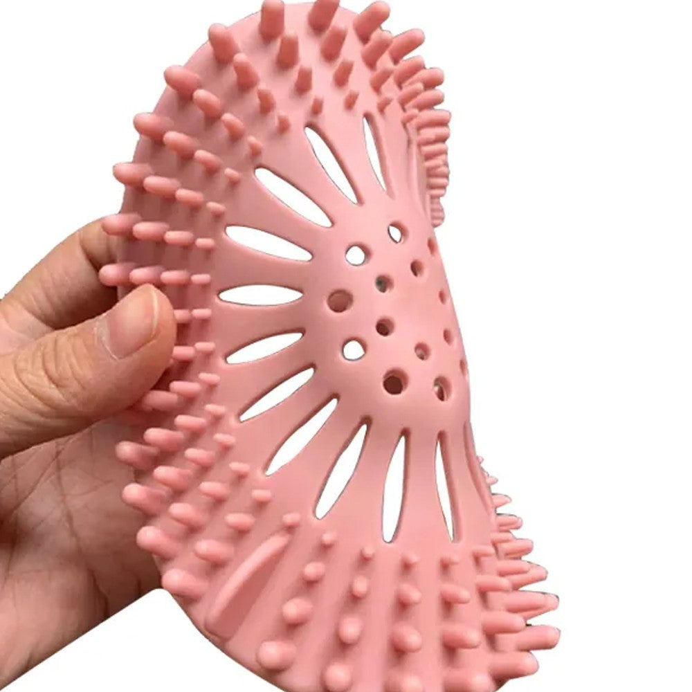 4Pcs Shower Drain Covers Hair Catcher Hair Stopper Bathtub Drain Protector Random Color
