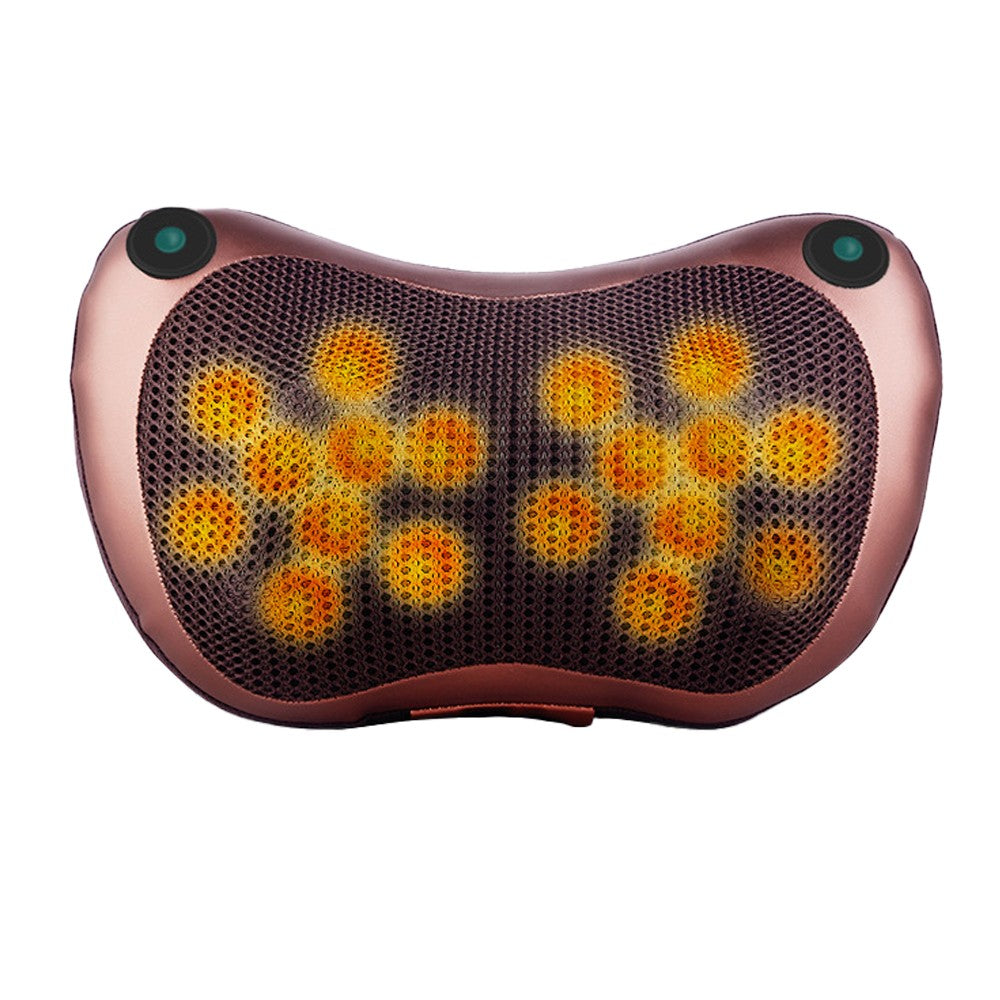 18 Heads Electric Car Neck Massager Multifunctional Waist Massage Pillow