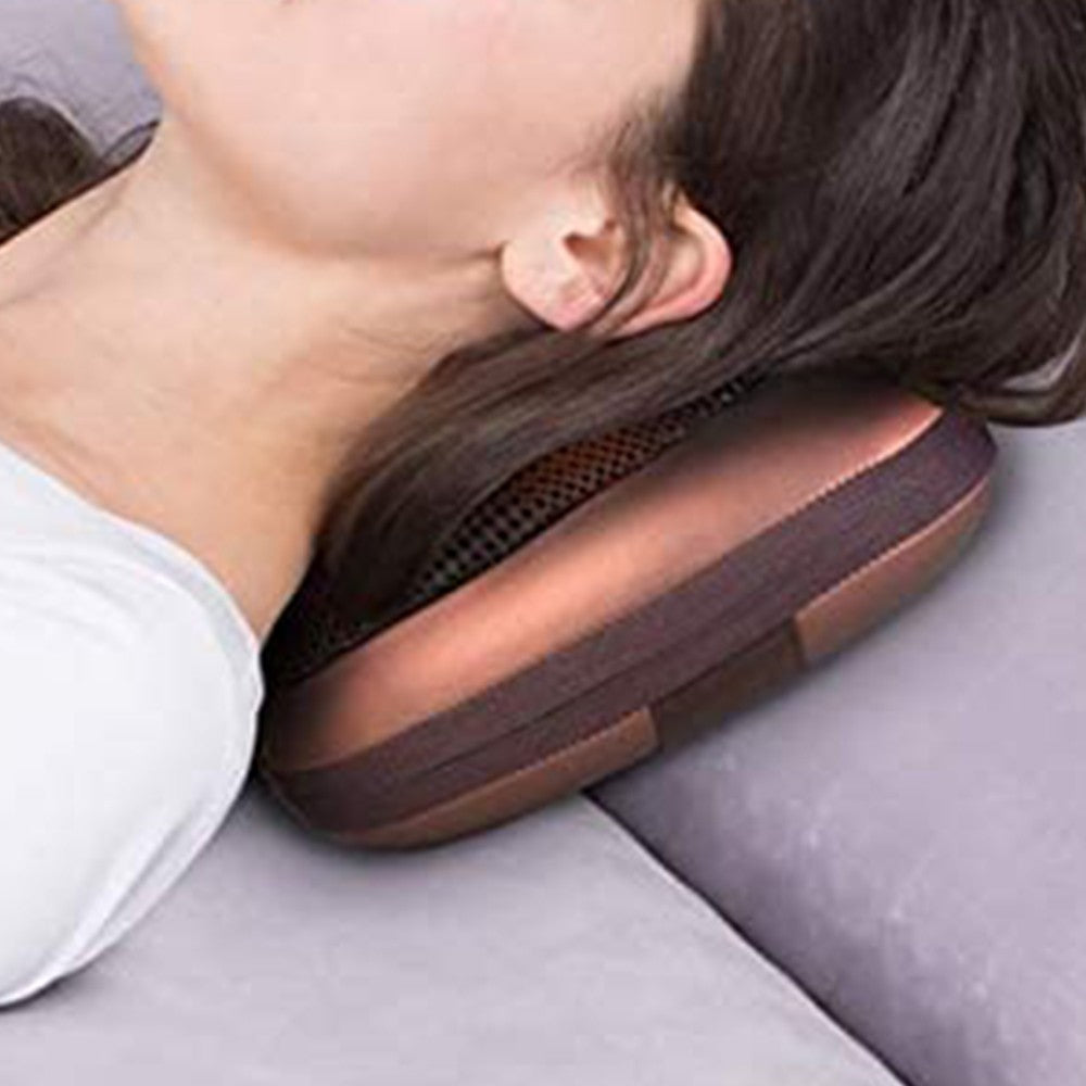 18 Heads Electric Car Neck Massager Multifunctional Waist Massage Pillow