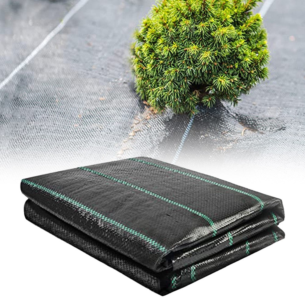 1mx5m Weed Barrier Landscape Fabric Weed Blocker Ground Cover for Gardening Greenhouse