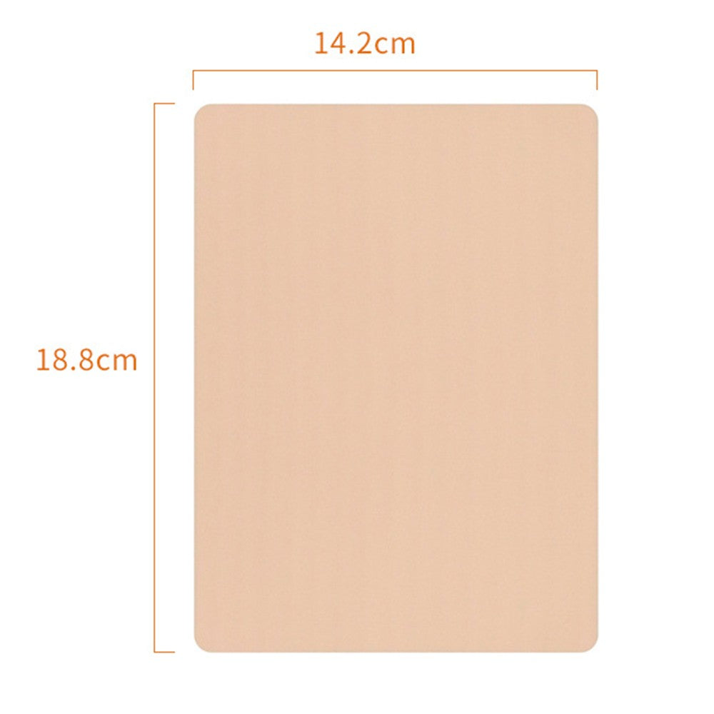 5 Sheets Blank Tattoo Practice Skins Silicone Double Sided Fake Skin Eyebrow Practice Skin