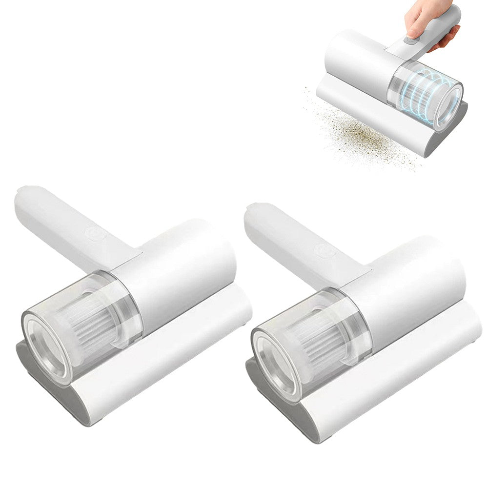 2 X Handheld Dust Mite Removal Instrument Cordless Bed Mattress Vacuum Cleaner