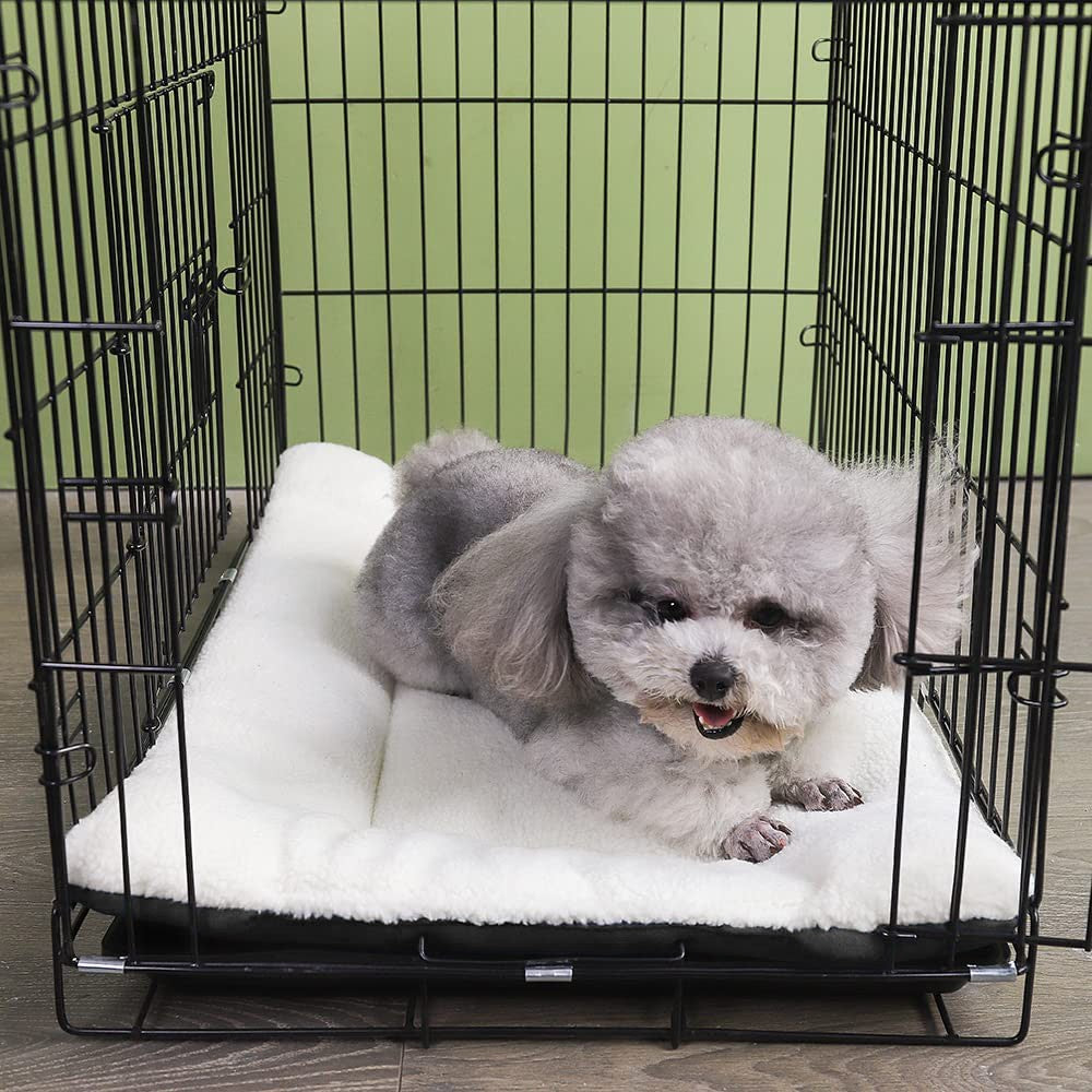 55x42cm Reversible Pet Crate Bed Mat Pet Kennel Cushion Pad Pet Car Seat Cover