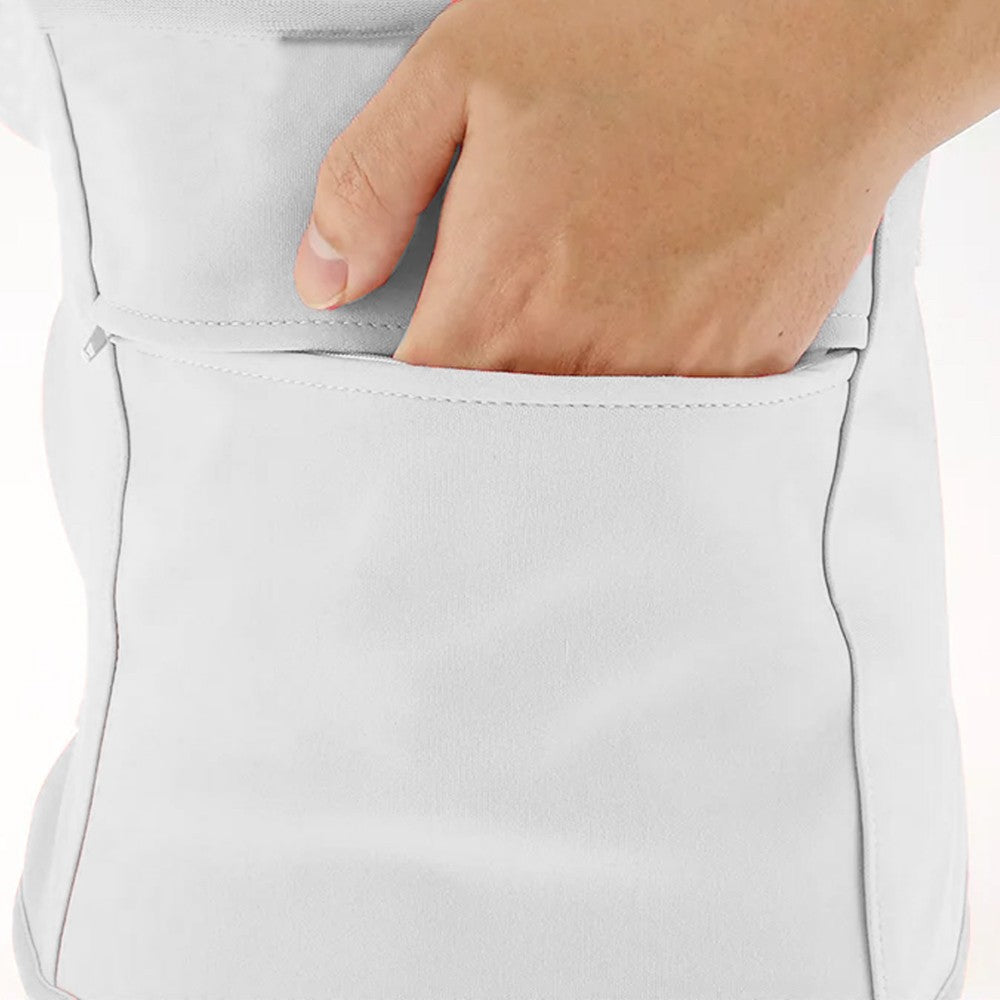 2Pcs Reusable Castor Oil Pack Wrap Castor Oil Pack Kit for Waist and Neck Adjustable Elastic Strap White