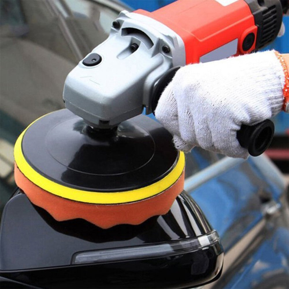 27Pcs Car Cleaning Brushes and Foam Polishing Pad Kit Car Detailing Supplies Household Cleaning Kit