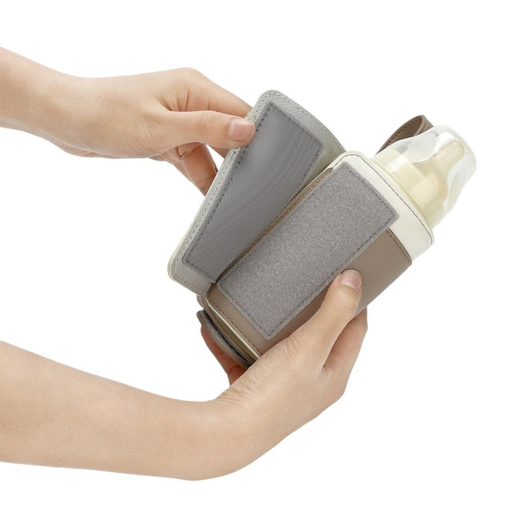 USB Baby Bottle Warmer Milk Heat Keeper Bag Feeding Bottle Thermostat Bag Brown