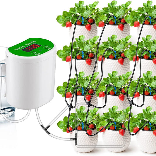 12-in-1 USB Automatic Drip Irrigation Kit for Potted Plants Houseplants Self Watering Devices