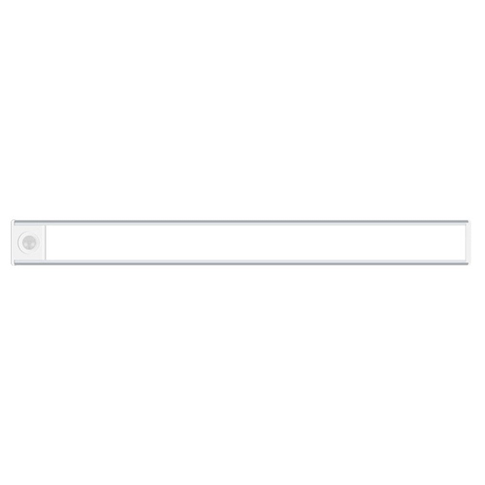 60cm Under Closet LED Motion Sensor Light Rechargeable Dimmable Cabinet Lamp Silver